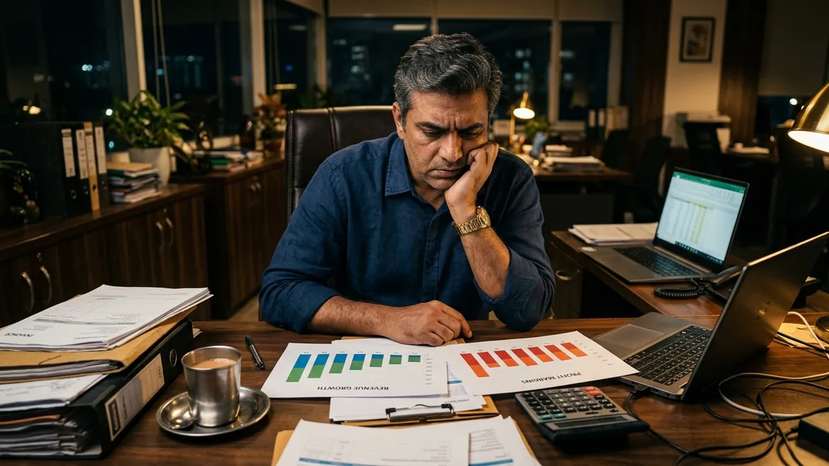 Why Your Revenue Grows But Your Profit Stays Flat — Business Growth article by Abhijit JK, brand and business growth consultant