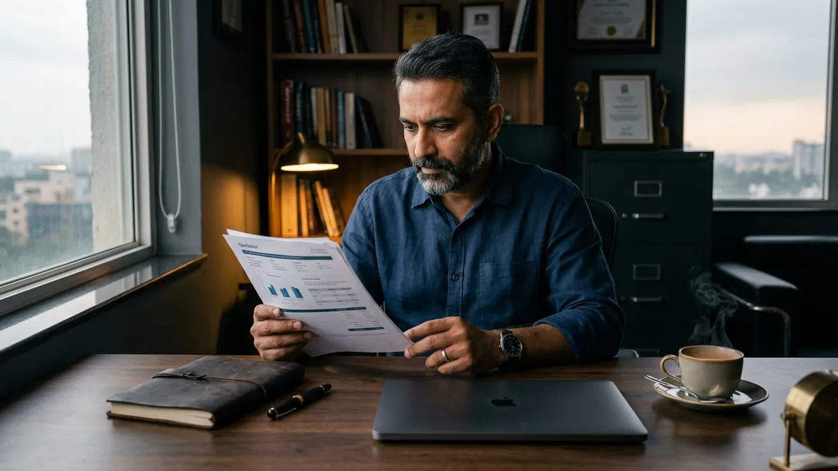 Why Your Business Quote Never Gets a Reply — MSME & Founder Advice article by Abhijit JK, brand and business growth consultant