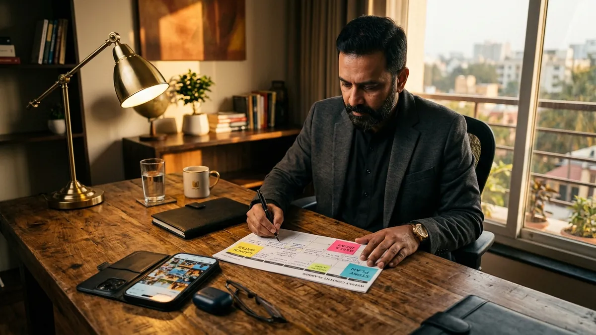 Why Your Content Calendar Exists But Nobody Follows It — Social Media article by Abhijit JK, brand and business growth consultant