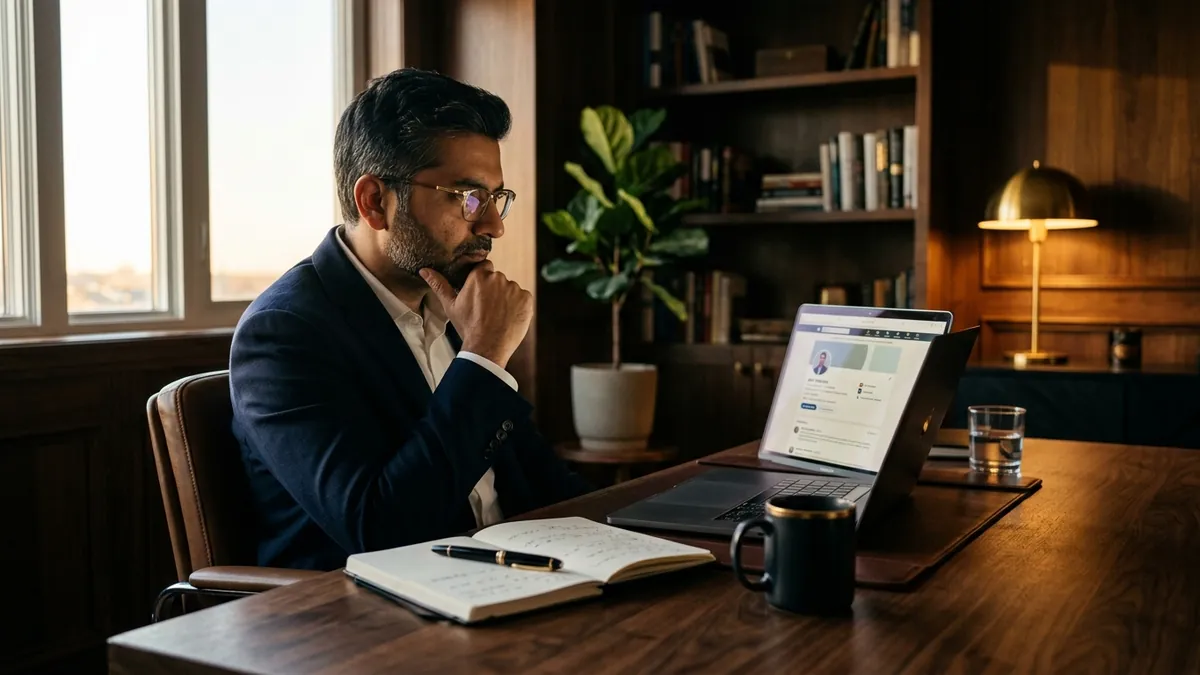 Why Your LinkedIn Posts Get Likes But No Business — Social Media article by Abhijit JK, brand and business growth consultant
