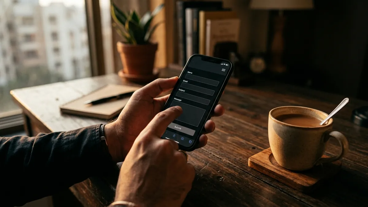 Why Your Website Contact Page Kills Enquiries — Website & SEO article by Abhijit JK, brand and business growth consultant