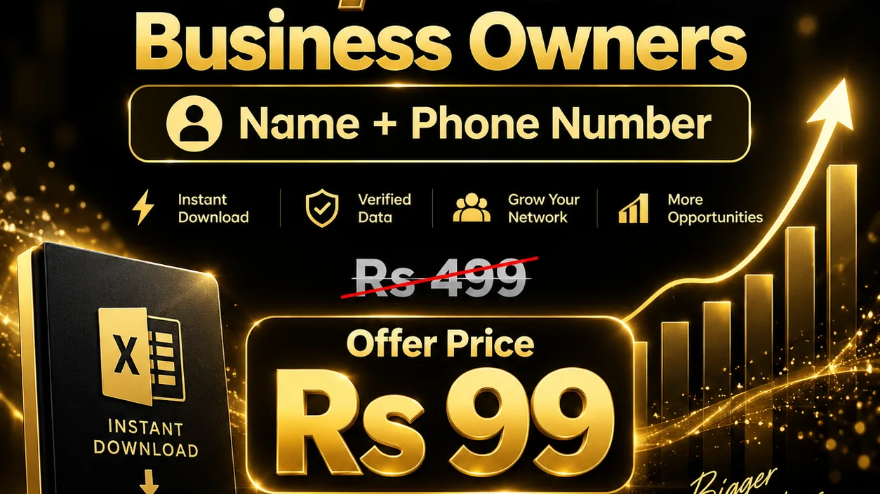 10,000 Business Owners Contact Database